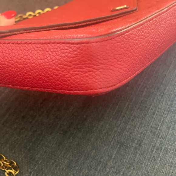 Louis Vuitton Félicie Pochette in monogram Empreinte Leather Scarlet Red - Picture 13 of 13